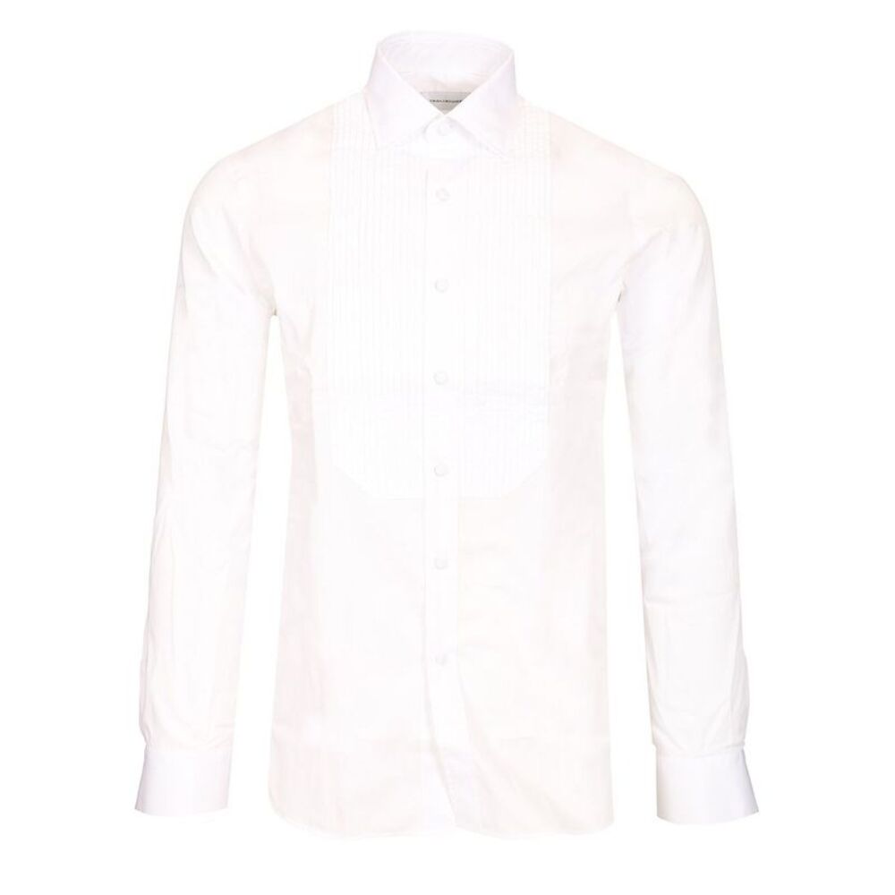 Tagliatore Men Pleated Formal Shirt